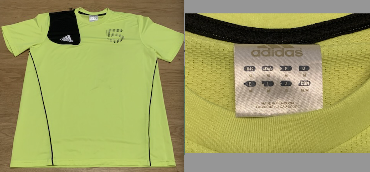 Adidas T-Shirt neongelb